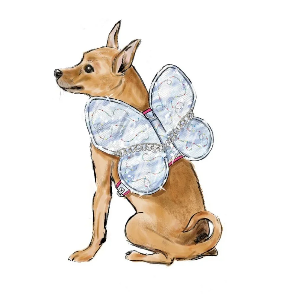 Simplicity 9875 Pattern Dog Harnesses Wings Sizes S-L Novelty Halloween Costume
